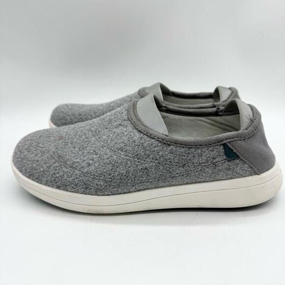 Vessi Women's Sunday Slippers 100% Waterproof Wool Slate Grey Size 7 Loungewear - Picture 8 of 12